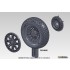 1/32 Grumman F6F Hellcat Sagged Wheel set Vol. 1 for Airfix kits