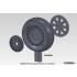 1/32 Grumman F6F Hellcat Sagged Wheel set Vol. 1 for Airfix kits