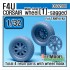 1/32 Vought F4U Corsair Main Gear Sagged Wheels Set 1 for Tamiya kit