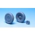 1/32 Messerschmitt Me163 Komet Sagged Wheels Set 1 for Meng Model kit