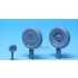 1/32 Messerschmitt Me163 Komet Sagged Wheels Set 1 for Meng Model kit