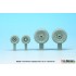 1/32 McDonnell Douglas F-4E/F Phantom II Wheels Set for Revell kits #04706/04785/04798