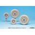 1/32 McDonnell Douglas F-4C/D Phantom II Sagged Wheels Set for Tamiya kit