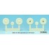 1/48 Bf 109G-6 Wheel set Vol.1 for Tamiya kits