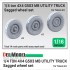 1/16 US 1/4TON 4X4 G503 MB Sagged Wheel set for Takom kits