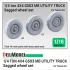 1/16 US 1/4TON 4X4 G503 MB Sagged Wheel set for Takom kits