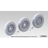 1/16 US 1/4TON 4X4 G503 MB Sagged Wheel set for Takom kits