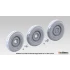 1/16 US 1/4TON 4X4 G503 MB Sagged Wheel set for Takom kits