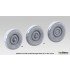 1/16 US 1/4TON 4X4 G503 MB Sagged Wheel set for Takom kits
