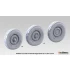 1/16 US 1/4TON 4X4 G503 MB Sagged Wheel set for Takom kits