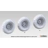 1/16 US 1/4TON 4X4 G503 MB Sagged Wheel set for Takom kits