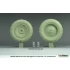 1/16 Sd.Kfz 250 Half Track Sagged Front Wheel set #2 for Das Werk kit
