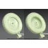 1/16 Sd.Kfz 250 Half Track Sagged Front Wheel set #2 for Das Werk kit