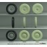 1/16 SdKfz 250/3 'Greif' Sagged Front Wheel set for Das Werk kit