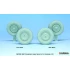 1/24 WWII German Kubelwagen Sagged Wheel set #1 for Hasegawa kits