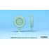 1/24 WWII German Kubelwagen Sagged Wheel set #1 for Hasegawa kits