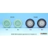 1/24 WWII German Kubelwagen Sagged Wheel set #1 for Hasegawa kits