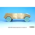 1/24 WWII German Kubelwagen Sagged Wheel set #1 for Hasegawa kits