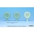 1/24 WWII German Kubelwagen Ballon Tyres set for Hasegawa kits