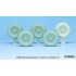 1/24 WWII German Kubelwagen Ballon Tyres set for Hasegawa kits