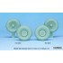 1/24 WWII German Kubelwagen Ballon Tyres set for Hasegawa kits