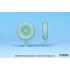 1/24 WWII German Kubelwagen Ballon Tyres set for Hasegawa kits