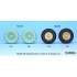 1/24 WWII German Kubelwagen Ballon Tyres set for Hasegawa kits