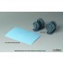 1/24 Modern Hyundai Porter II Steel Wheel set for Academy kits