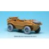 1/35 WWII Schwimmwagen Wide Sagged Wheels Set for Tamiya kit #35224 (5 wheels)