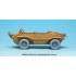 1/35 WWII Schwimmwagen Wide Sagged Wheels Set for Tamiya kit #35224 (5 wheels)