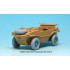 1/35 WWII Schwimmwagen Wide Sagged Wheels Set for Tamiya kit #35224 (5 wheels)