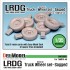 1/35 WWII British LRDG Truck Sagged Wheels Set for Tamiya #32407/35092/89785 (6 wheels)