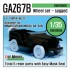 1/35 WWII Russian GAZ-67B Field Car Sagged Wheels Set for Tamiya kit (5 wheels)