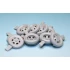 1/35 WWII US GMC CCKW Cargo Truck Sagged Wheels Set for Tamiya/Hobby Boss kits (11 wheels)