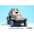 1/35 WWII Soviet BA-64B Armoured Car Sagged Wheels Set for Miniart kit #35097 (5 wheels)