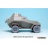 1/35 WWII Soviet BA-64B Armoured Car Sagged Wheels Set for Miniart kit #35097 (5 wheels)