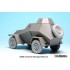 1/35 WWII Soviet BA-64B Armoured Car Sagged Wheels Set for Miniart kit #35097 (5 wheels)