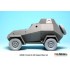 1/35 WWII Soviet BA-64B Armoured Car Sagged Wheels Set for Miniart kit #35097 (5 wheels)