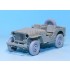 1/35 WWII US Utility Truck 1/4t Early Type Sagged Wheels Set for Willys/GPW/Bantam kits