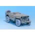 1/35 WWII US Utility Truck 1/4t Early Type Sagged Wheels Set for Willys/GPW/Bantam kits