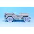 1/35 WWII US Utility Truck 1/4t Early Type Sagged Wheels Set for Willys/GPW/Bantam kits