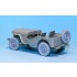 1/35 WWII US Utility Truck 1/4t Early Type Sagged Wheels Set for Willys/GPW/Bantam kits