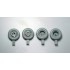 1/35 WWII German Bussing Nag L4500S Truck Sagged Wheels Set for AFV Club kits (7 wheels)