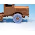 1/35 WWII German L4500R Maultier Sagged Wheels Set 2 for Zvezda kit (3 wheels)