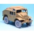 1/35 WWII British Quad Gun Tractor Sagged Wheels Set for Tamiya kit (5 wheels)