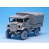 1/35 WWII British 15 CWT Truck Sagged Wheels Set for Italeri kit (5 wheels)