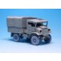 1/35 WWII British 15 CWT Truck Sagged Wheels Set for Italeri kit (5 wheels)