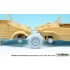 1/35 WWII Kubel/Schwimmwagen Sagged Wheels Set #2 for AFV Club/Tamiya kit