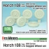 1/35 WWII German Horch 108 Type 1a/40 Sagged Wheel set for ICM/Tamiya kits