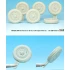 1/35 WWII German Horch 108 Type 1a/40 Sagged Wheel set for ICM/Tamiya kits